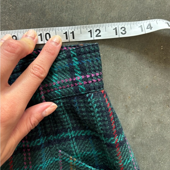 Vintage Escada plaid wool midi skirt - Picture 6 of 8